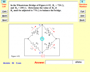 Interactive Exam Question screen image